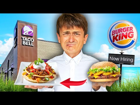 Nur FAST FOOD essen, das es bei uns NICHT gibt! 🌮🍔 (für 48 STD)