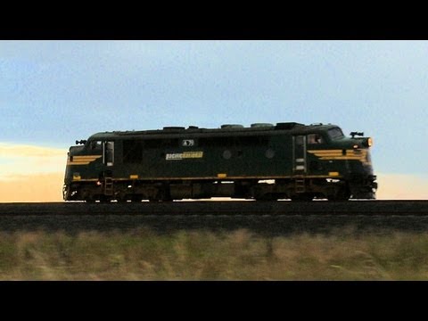 Pacific National  "A class" Locomotive - PoathTV Australian Trains & Railways