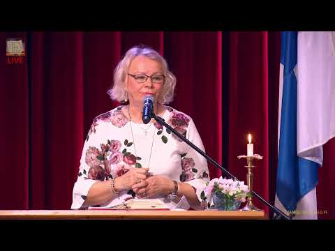 Pirkko Vesavaara - Suora lähetys Turun Evankeliumintalolta  18.5.2019
