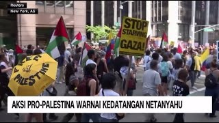 Times Square Memanas! Ribuan Demo Pro Palestina Serbu Jalanan