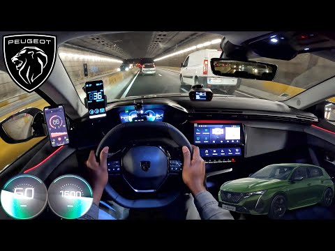 2022 PEUGEOT NEW 308 ALLURE PACK(130hp) | POV Test Night Drive