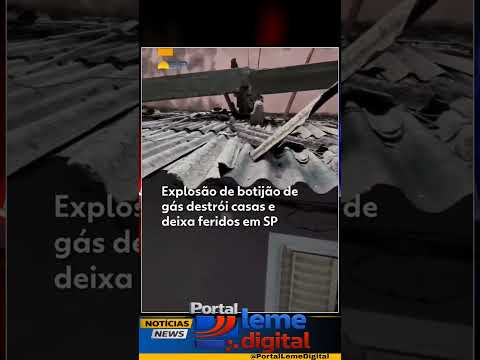 Explosão de botijão de gás em são Paulo 💥