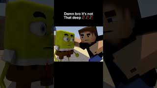 Damn Bro It’s Not That Deep 🥀 #shorts #minecraft #futuristichub
