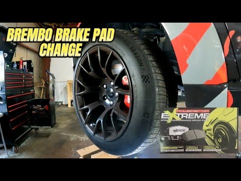 How to Change Brembo Brake Pads / Powerstop Brake Pad Install