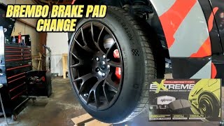 How to Change Brembo Brake Pads / Powerstop Brake Pad Install