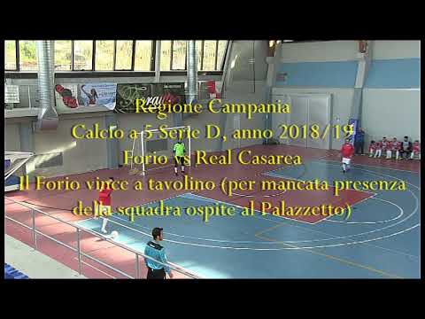 Regione Campania - Calcio a 5 Serie D: Forio vs Real Casarea - Il Forio vince a tavolino