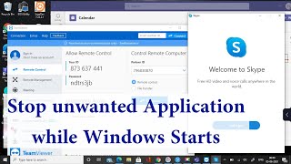 How to disable startup programs windows 10 | Stop unwanted startup in windows