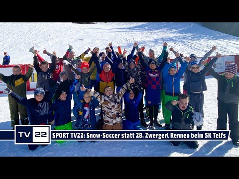 SPORT TV22: Snow-Soccer statt 28. Zwergerl Rennen bei der Seewaldalm mit dem Schiklub Telfs