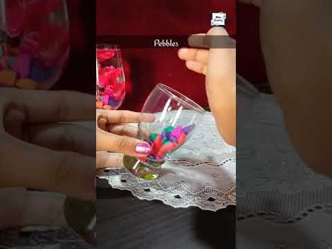 Diwali Decoration ideas with Candle || DIY Water Candle #shorts