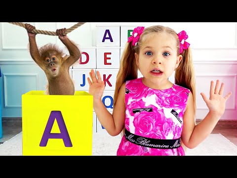 ABC Aprenda o Alfabeto em Inglês com Diana e Roma