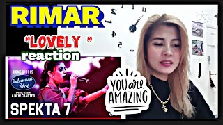 Download lagu RIMAR-LOVELY (Billie Eilish & Khalid)- Spekta show top 7 - Indonesian idol 2021|MARIE does reaction mp3