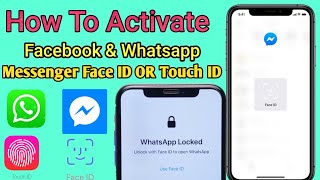 Lock Facebook & WhatsApp Messenger With FACE ID on iPhone