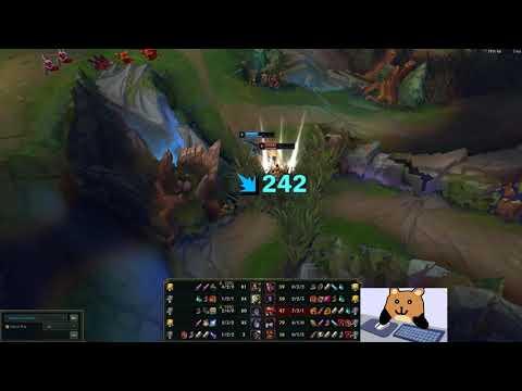 Nidalee Top Pre-Season 10 1v2! Conqueror is pretty good!  hehe