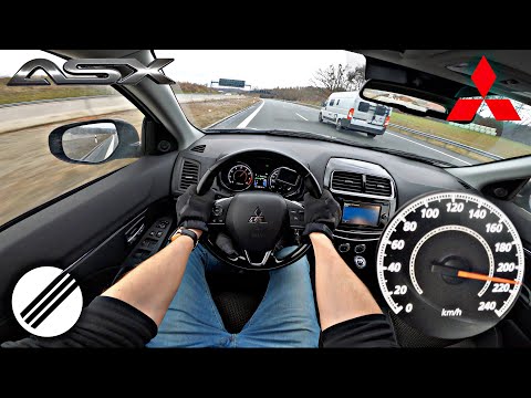 Mitsubishi ASX 1.6 Top Speed Drive auf deutscher Autobahn 🏎