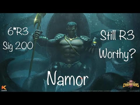 MCOC 6*R3 sig 200 Namor vs ROL Winter Soldier Damage Test