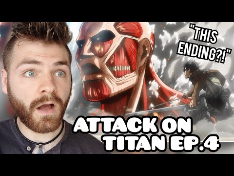THIS ENDING GOT ME BAD!! | ATTACK ON TITAN EPISODE 4 | Non Anime Fan! | REACTION