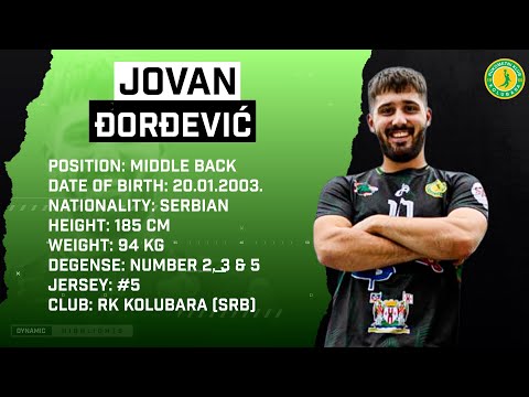 Jovan Djordjevic | Middle Back | RK Kolubara | Highlights | Handball | CV | 2024/25