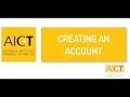 AICT: Creating an Account