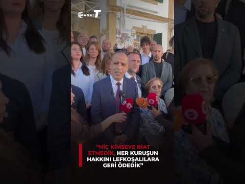 Lefkoşa Türk Belediyesi (LTB) Başkanı Mehmet Harmancı, Yüksek Seçim Kurulu (YSK) önünde yaptığı…