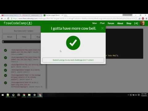 Find Longest Word In A String Free Code Camp Basic Algorithm Scripting