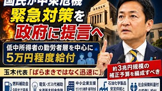 💰「中東危機で5万円給付案」迅速支援へ政府に緊急提言！#中東危機 #給付金 #経済対策 #国民民主党 #玉木雄一郎 #物価高対策 #日本政治 #緊急支援 #生活支援 #ニュース解説