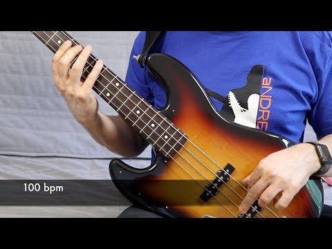 aNDREmu Bass Course No.7  - Hanon Exercise 6