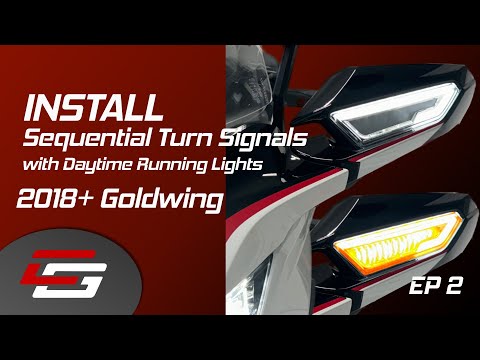 Installing PathfinderLED Sequential Turn Signals w/DRLs on Honda Goldwing
