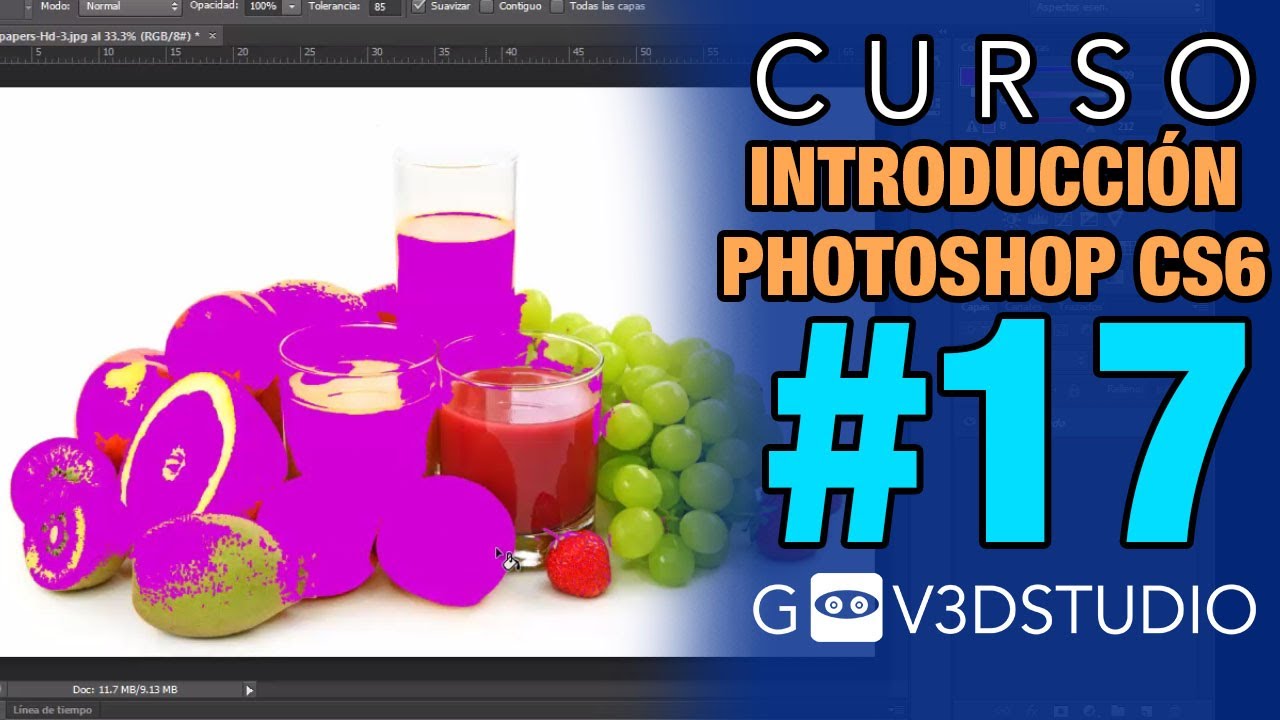 Photoshop CS6 Introductorio 17 Bote de pintura Paint Bucket