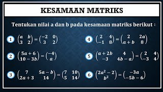 Download lagu Kesamaan Matriks   Latihan Soal mp3