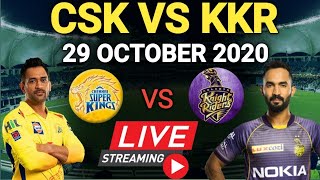 LIVE CSK VS KKR IPL 2020 MATCH 49 | LIVE MATCH UPDATES |