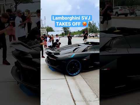 Lamborghini SVJ TAKES OFF!! 🥵