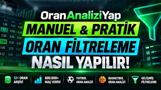 OranAnaliziYap Programında Manuel ve Pratik Oran Filtreleme Nasıl Yapılır? | İZL