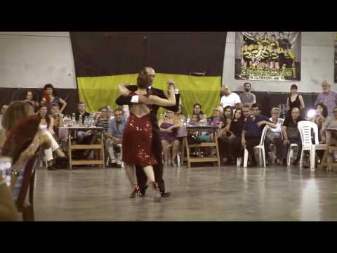 Paola Tacchetti y Cristian Taffarello. La milonga del Moran. 1/4