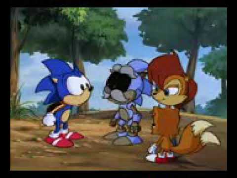 Sonic X Sally Kiss Again! (Sonic SatAm: Episode 16 - No Brainer)