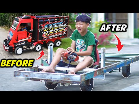 TRUCK AKI DIMAS DI MODIF JADI GINI?!😱 EXPERIMEN COSTUM TRUCK MINI JADI BUS ATAU TRUK??