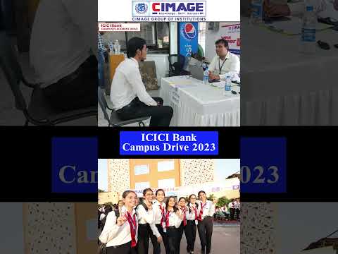 ICICI Bank Campus Placement Drive at Cimage Patna.#interview #placement #shorts #icicibank
