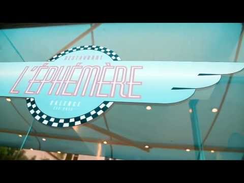 Restaurant l'Ephémère à Valence, venez vous poser les pieds dans le sable