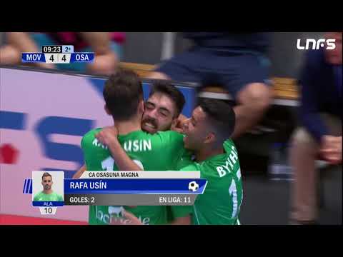 Gol Rafa Usín (4-4) Movistar Inter - Osasuna Magna. 1Div, J18