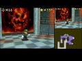 SM64DS LLL Hot Foot It Into The Volcano 21 88 Luigi