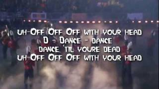 Thriller/Heads will roll (karaoke instrumental) Glee cast 1