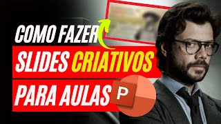 Como fazer SLIDES CRIATIVOS para uma AULA FANTÁSTICA no PowerPoint? 🔥 EFEITO LIVRO NO PPT 🔥