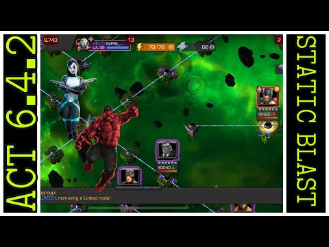 Act 6.4.2 Static Blast path | #mcoc ( Marvel Contest Of Champions )