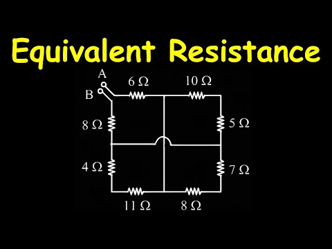 #jee  Equivalent Resistance of a Complex Circuit with Series and Parallel Resistors Step by Step
