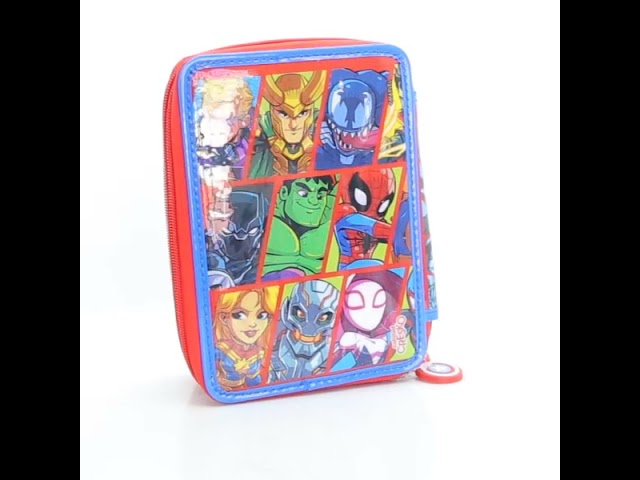 Vídeo relacionado con SAFTA Avengers 3D - Portatodo Doble 3D, Estuche Infantil, Estuche Niño, Ideal para Niños en Edad Escolar, Cómodo y Versátil, Calidad y Resistencia, 21x6x8 cm
