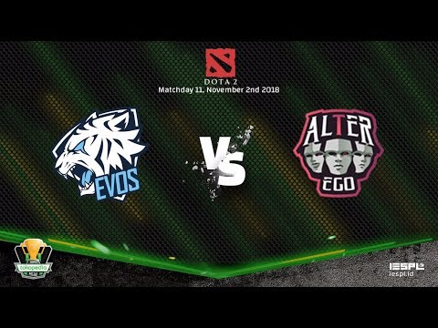 WOW! ALTER EGO PATAHKAN REKOR EVOS! EVOS VS ALTER EGO : DOTA 2 TBOF IESPL