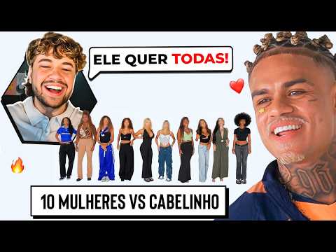 MC CABELINHO vs 10 MULHERES (ele quer todas?) - React Aqueles Caras