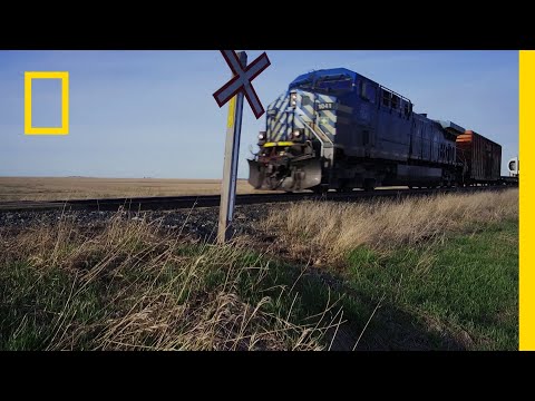 Musieli przewieźć 200-tonowy reaktor przez całą Kanadę! | Ekstremalna kolej Gór Skalistych