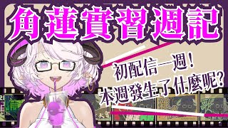 [Vtub] 角蓮 - 【週記】角蓮實習週記