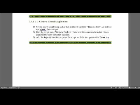 Python Module 01_09 Lab1 Starter