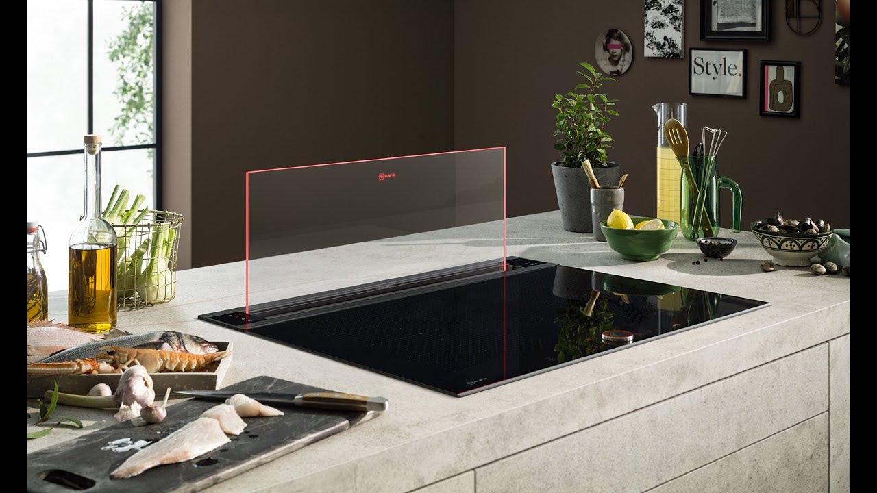 Watch Extractor telescópio de encimera con acabado cristal Now Extractor telescópio de encimera con acabado cristal